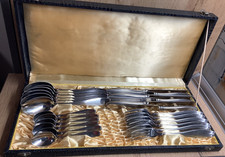 DDR Besteck 24 tlg. für 6 Personen im Kasten 