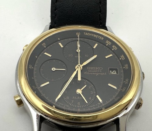Seiko chronograph 7t32 6a5a - seiko,