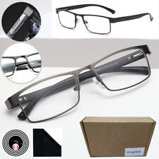 Metall Lesebrille Rechteckige Business Leser Herren 1,0 1,5 2,0 2,5 3,0 3,5 4,0