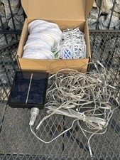 Solar Lampions Lichterkette NEU Außen mit Fernbedienung, 40er LED Warmweiß 10m