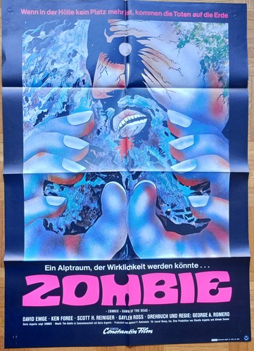 Filmplakat zombie horror 1978 - filmplakat,