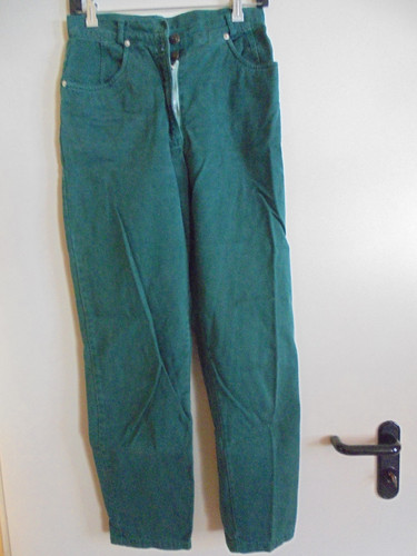 Damen jeans dunkel - grün, gr