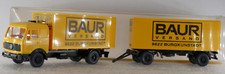 Wiking 1:87 Werbemodell LKW A.S.S MB 1635 Lastzug Baur Versand 1988 OVP MiB