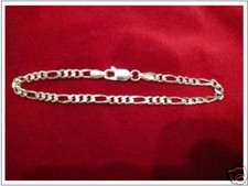 Figaro Armband Kette Silber