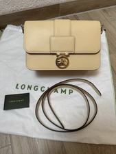 Longchamp Box-Trot M Medium Beige Creme Box Trot Leder Crossbody
