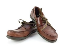 Marinepool Damen Schuhe Mokassin Braun Gr. 39 Slipper Halbschuhe Echtleder (W)