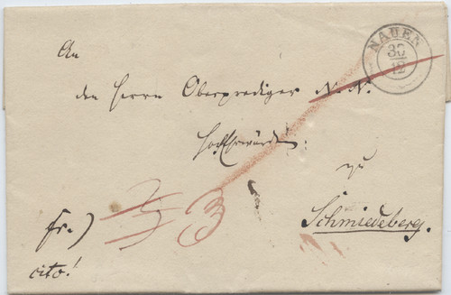 Brief von nauen nach - brief,