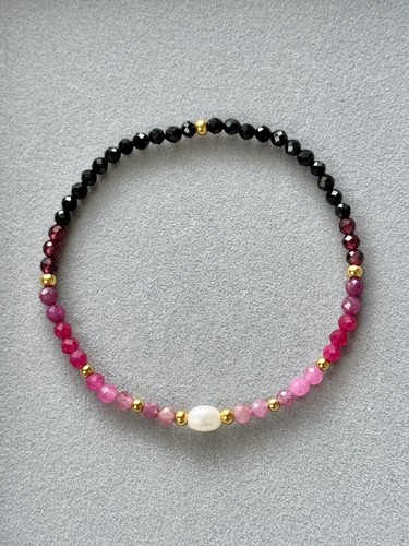 Armband aus turmalin granat - armband, turmalin,