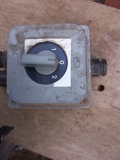 Starkstrom Schalter 63A Kraftstrom Bauhaus Deko Loft