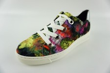 Ara High Soft Schuhe Damen UK Größe 4 EU 37 Schnürschuhe Bunt Multicolor Sneaker