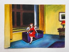 Edward Hopper Zeichnung auf