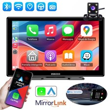 Rückfahrkamera Funk Kabellos Apple Carplay Mit 9'' Farb Tragbar Monitor Auto LKW