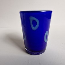 Trinkglas Kobalt Blau Cased