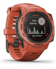 Garmin Instinct Solar 45mm Faserverstärktes Polymer Gehäuse mit Sport Armband in