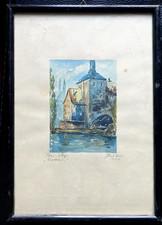 Aquarell rathaus bamberg - ::aquarell,