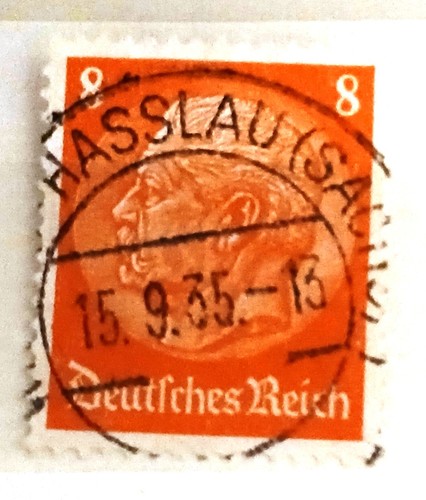 Briefmarke deutsches reich - briefmarke,