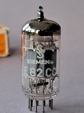 E82CC SIEMENS Röhre tube tested Funke W19: good