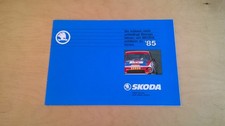 SKODA - Prospekt " SKODA 1985