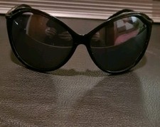 H&M Sonnenbrille Unisex Schwarz Lila Verlaufsgläser