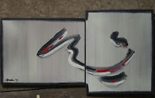 ::MODERN ART ABSTRAKTES GEMÄLDE  SIGNIERT AUS GALERIEBESITZ °HIQ