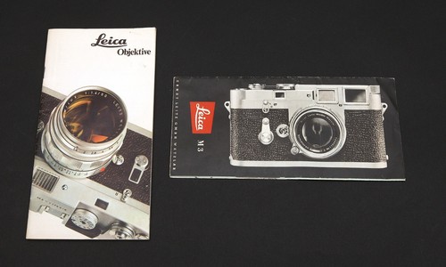 Leica leitz originalprospekt - leica,