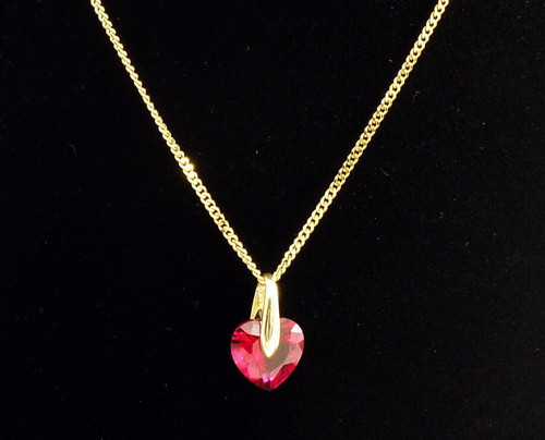 333 gelbgold zirkonia rubin - gelbgold,