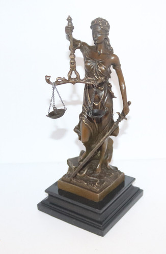 Bronze skulptur figur - /,