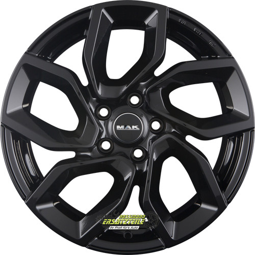 Mak apollo gloss black 5x17 - apollo,