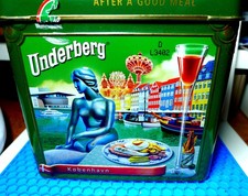 Sehr schöne und hochdekorative UNDERBERG-Dänemark-Motiv-Dose