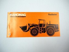 Hanomag B6 B8b B11 B16 Radlader Prospekt mit technischen Daten 1971