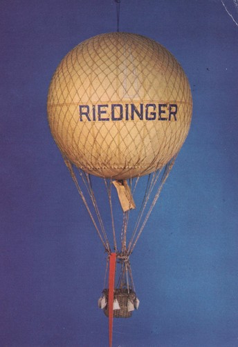 Ddr ansichtskarte fesselballon - ansichtskarte,