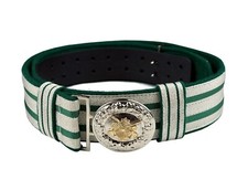 Feldbinde silber mit grünen