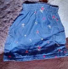 TOP - Mädchen JEANSROCK -