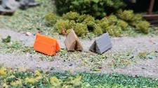 3 Zelte für Spur Z Campingplatz, Badestrand, Sommer (1:220) Made in Germany