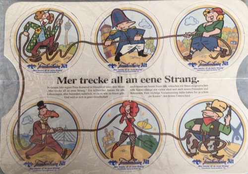 Bierdeckel von frankenheim - bierdeckel,