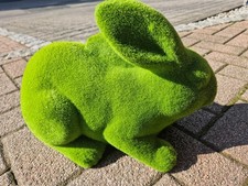 Deko hase mit kunstgras - hase,