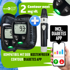 2 x  Contour next mg/dL| Farbsignal  + Microlet Stechhilfe ⭐️⭐️⭐️⭐️⭐️