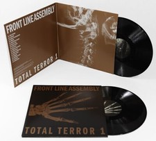 FRONT LINE ASSEMBLY Total Terror 1 LIMITED 2LP BLACK VINYL 2022