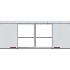 Bausatz 2-flg Garage Schiebetor B=300 H=210cm  Garagentor Einfahrtstor Hoftor ✔