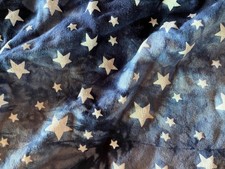 ca. 70 x 100 cm, Jersey, Kinderstoff, blau, Sterne