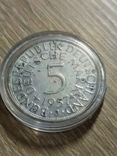 5 DM Silberadler 1957 J
