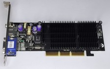 AGP 8x Grafikkarte Aopen, nVidia GeForce FX 5200, 128 MB DDR, VGA TV, gebraucht