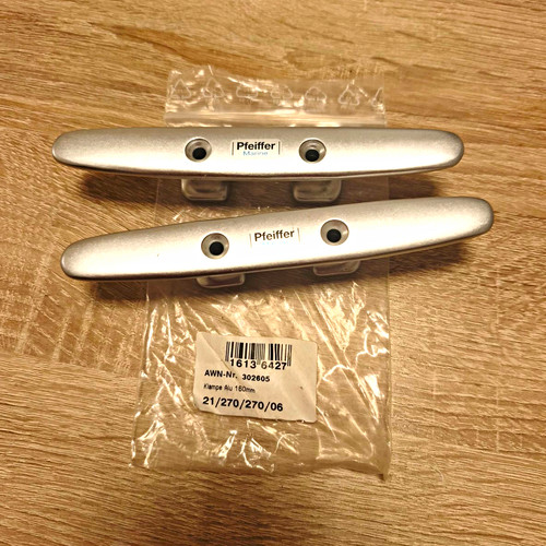 Pfeiffer marine klampe alu - marine, 2x