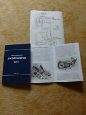 Reparaturanleitung Simson Moped SR 1 mit Schaltplan NEU