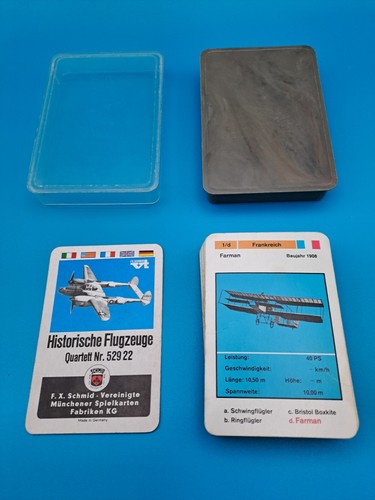 Quartett historische flugzeuge - quartett,