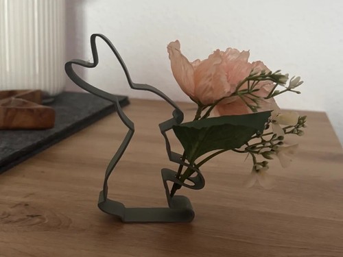 Osterhase blumenvase osterei - blumenvase,