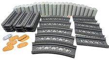 Märklin H0 riesiges Brücken Pfosten u. Rampen Set Brücke - HO H0 1:87