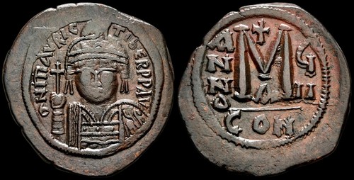 Maurice tiberius follis - maurice,