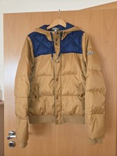 Winterjacke von Adidas - Größe M - ocker/blau mit Kapuze