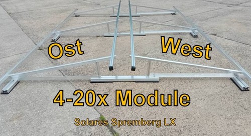 Ost west aufständerung - aufständerung, lx